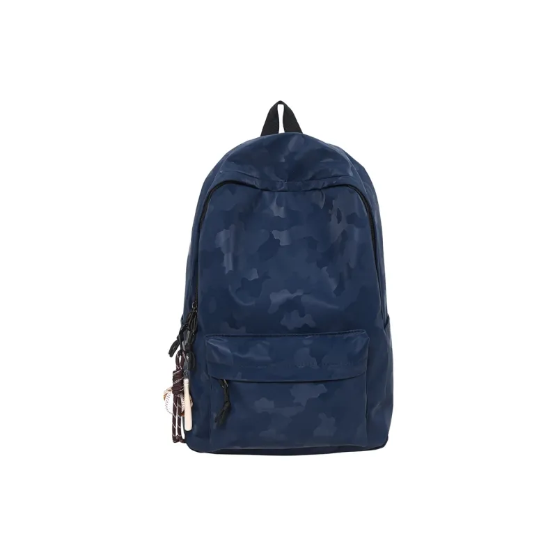 LUVISTRUE Nylon Backpack Regular Unisex Coffee Color/white/blue/black-10