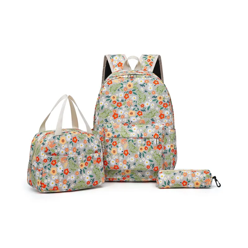 SUN ERATH&U Fabric Backpack Combo Set Women's Multicolor-7