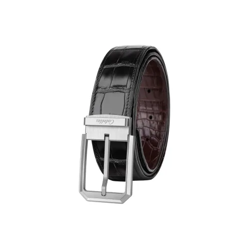 CATELLES Crocodile Leather Leather Belts Men's Width  3.8cm