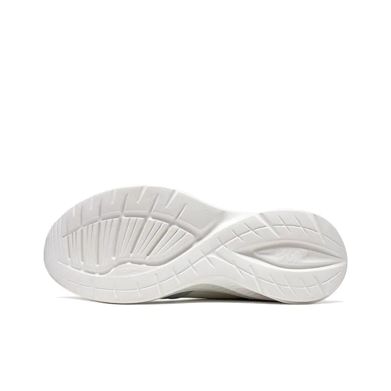 361° Slip Resistant Waterproof Low Top Casual Running Shoes Men's White Gray-5