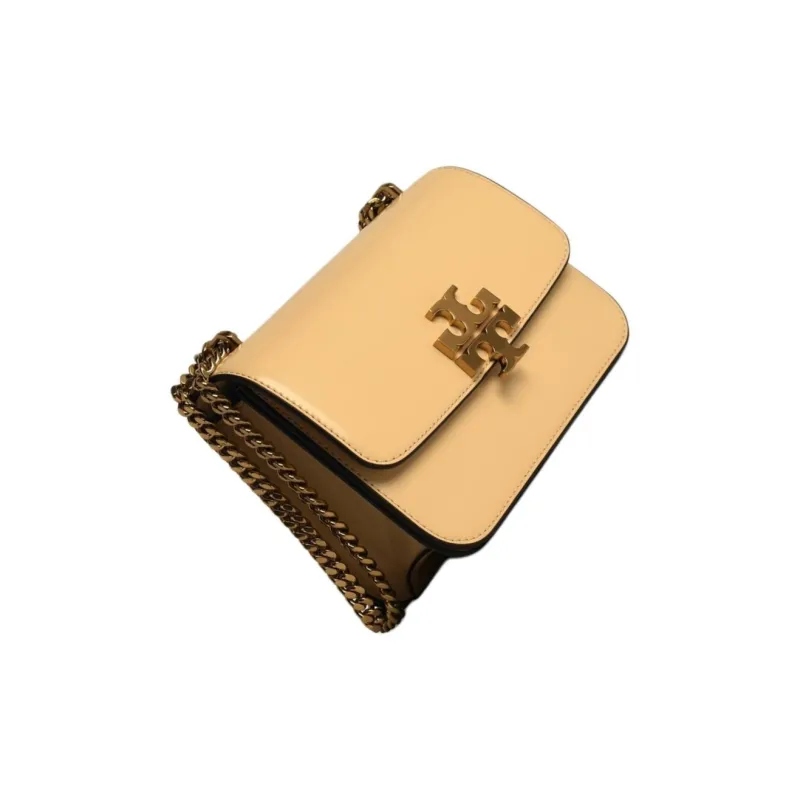 TORY BURCH Calfskin Shoulder Bag Crossbody Bag Women's Beige-2