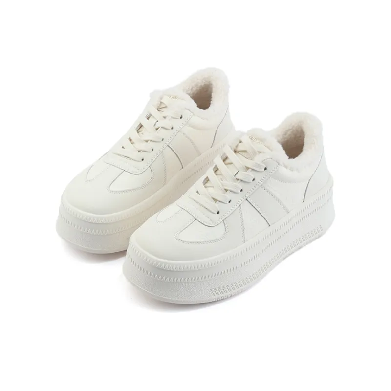 Uinnate Low-Top Skateboard Shoes Women's Beige-4