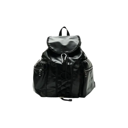 SUN ERATH&U Nylon Backpack Regular Unisex Black/Silver