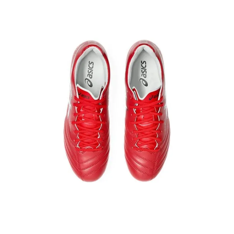Asics DS LIGHT X FLY PRO Anti Slip Wear Resistant Soccer Shoes Men's Red-3