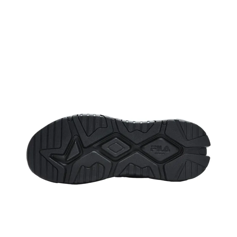 FILA Collina Wear resistant And Lightweight Mid Top Casual Shoes Women's Black-4