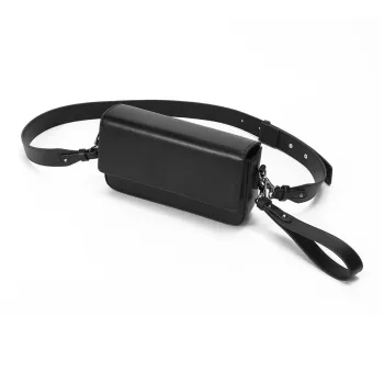 Yawei Kuroda PU Crossbody Bag Trumpets Unisex Black