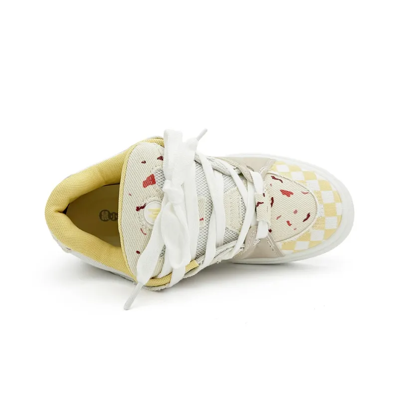 SHUXIAOBEI Doll Collection Puffy Shoes Low Top Skateboard Shoes Women's-12