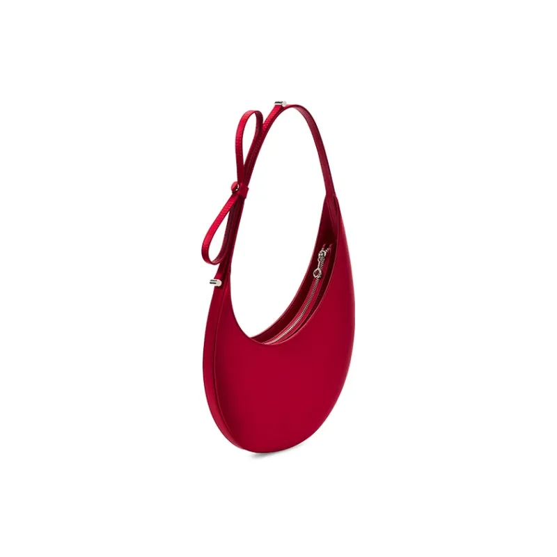 Muuluu Fabric Swan Crescent Bag For Girlfriend Shoulder Bag Medium Size Women's Multicolor-3