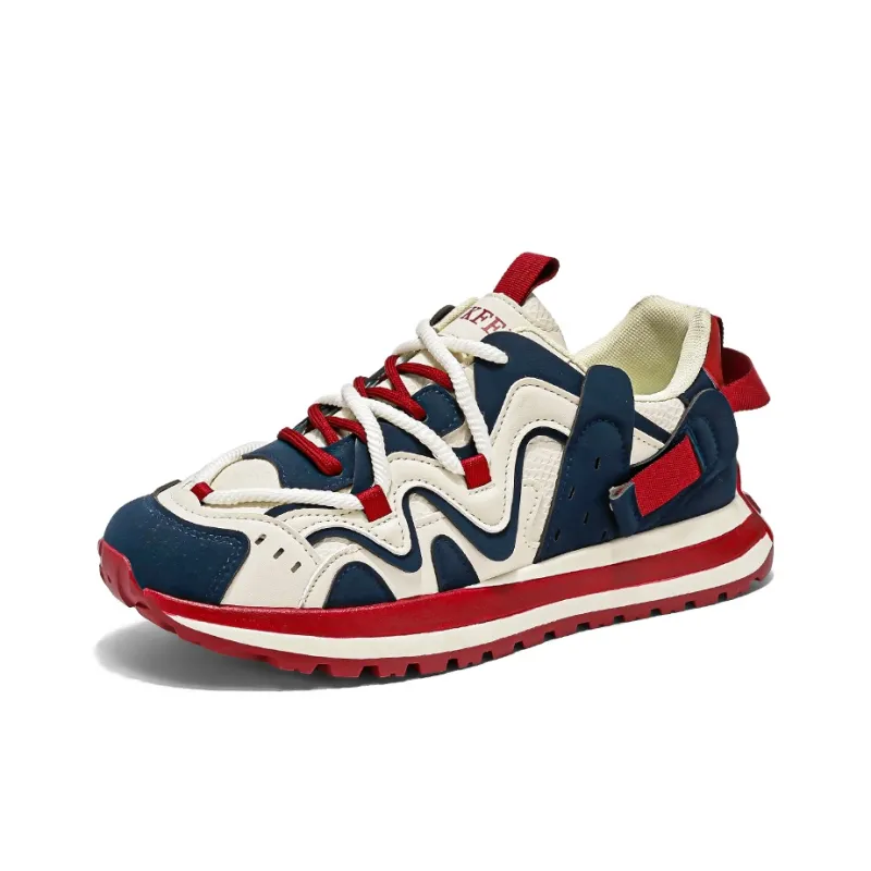 SOURCE Cushioning Anti Slip And Wear Resistant Height Increasing Low Top Chunky Sneakers Men's-5