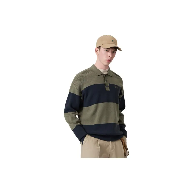 FAIRWHALE Sweater Unisex Army Green-2