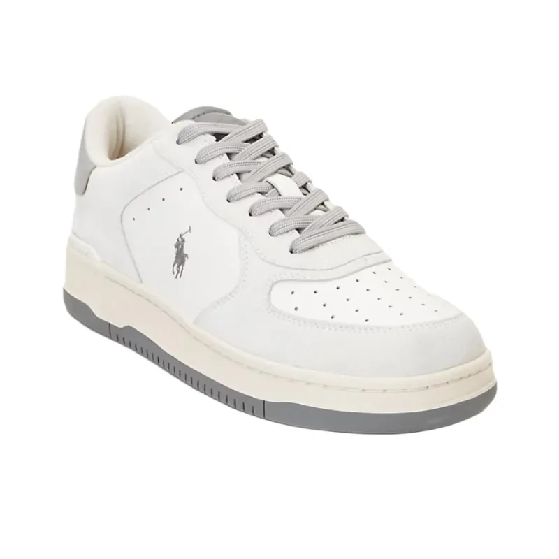 Polo Ralph Lauren Court Low Top Skateboard Shoes Men's Gray-2