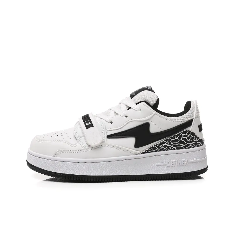 DEFINEX Low-Top Skateboard Shoes Unisex White-8