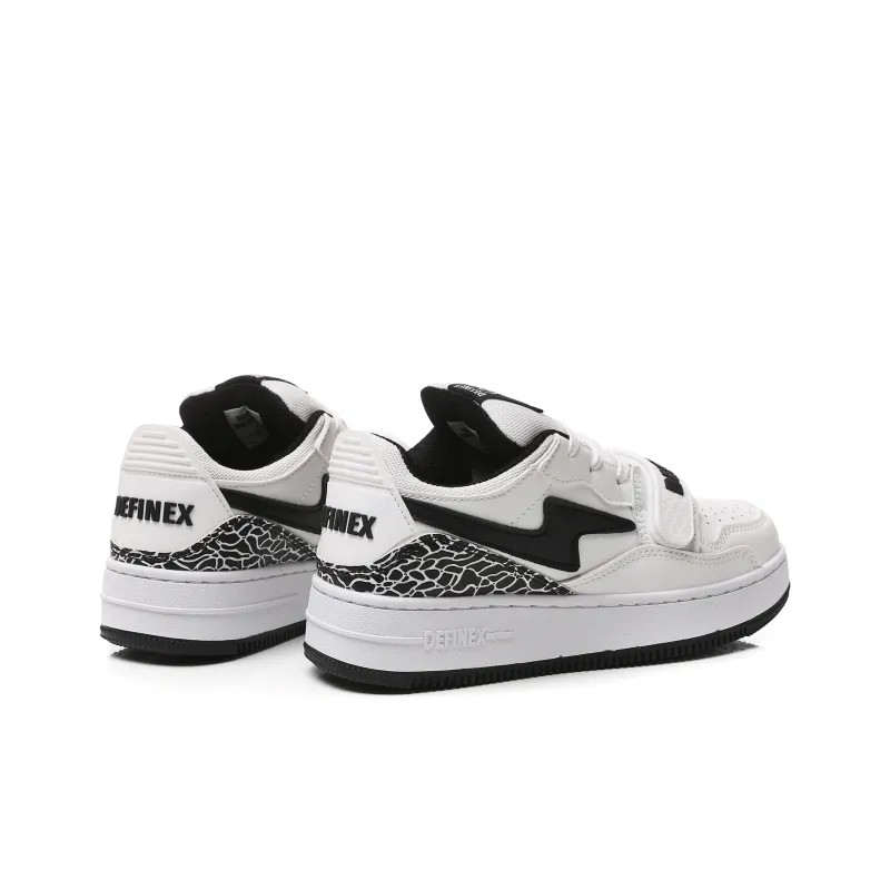 DEFINEX Low-Top Skateboard Shoes Unisex White-11