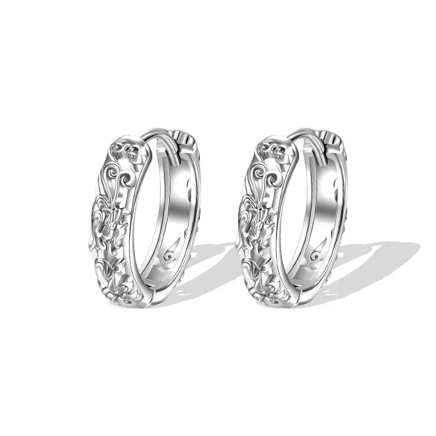 ETAHLOVE S925 Silver Earrings Unisex Birthday Surprise Anniversary Commemoration-5