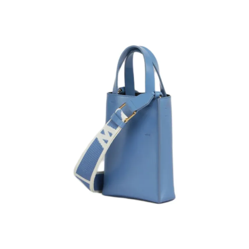 MARNI Calfskin One Shoulder Handbag Nano Women's Light Blue-2