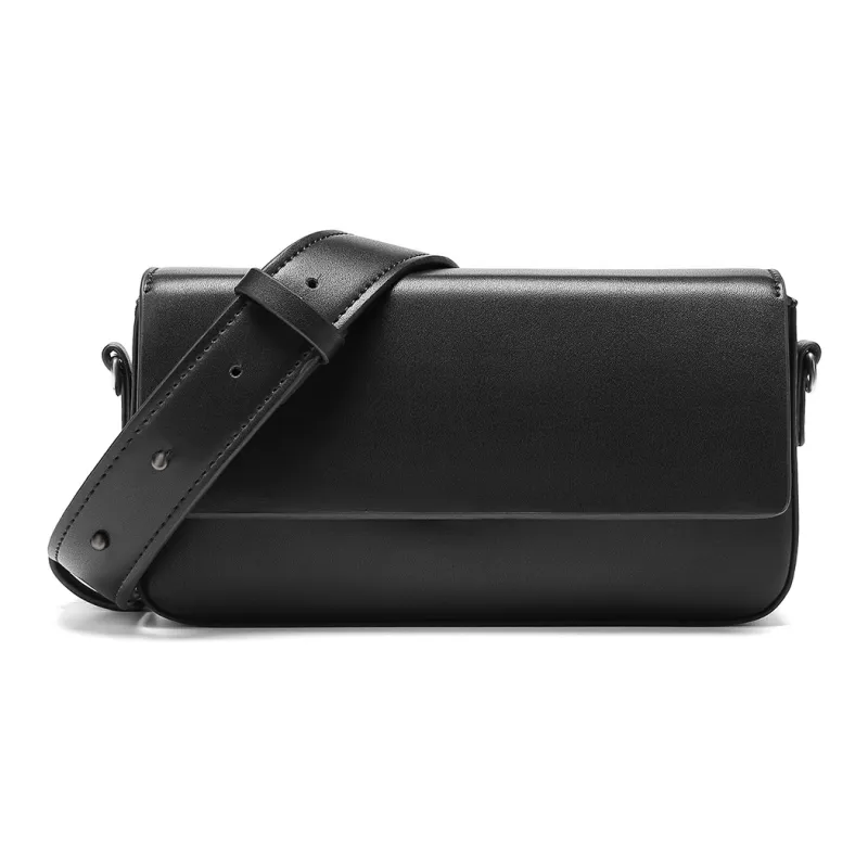 Yawei Kuroda PU Crossbody Bag Trumpets Unisex Black-1