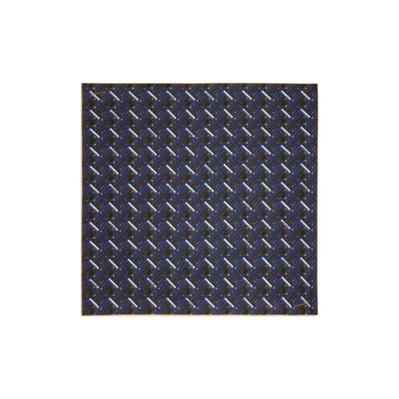 Burberry Geometric print Silk Scarf-0