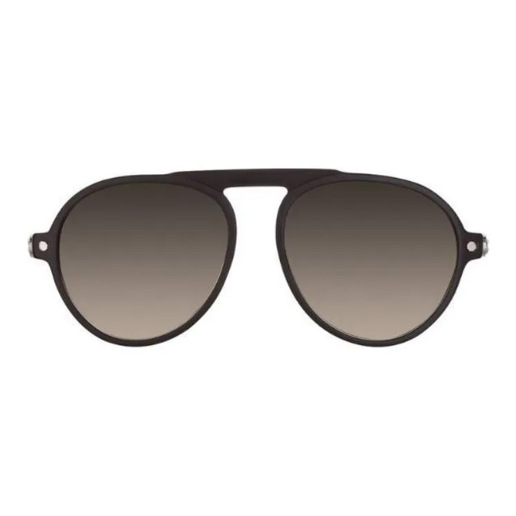 STEFANO RICCI Titanium Acetate Palladium-Plated Aviator Sunglasses Unisex Black-1