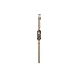 Rose Gold Saint Blue Leather Pin Buckle--Apricot[Rose Gold Connector]