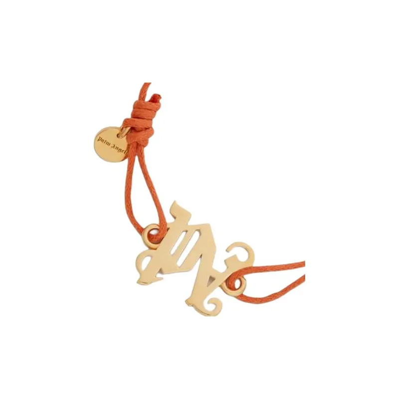 PALM ANGELS Logo Pendant Cord Bracelet-2