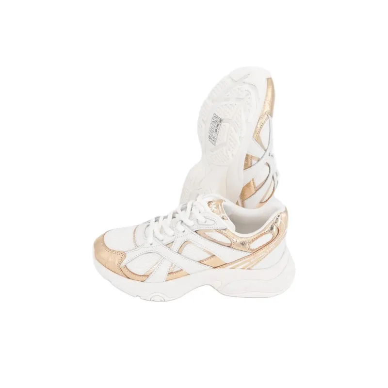 MICHAEL KORS Low Top Casual Shoes Women's White Gold-3