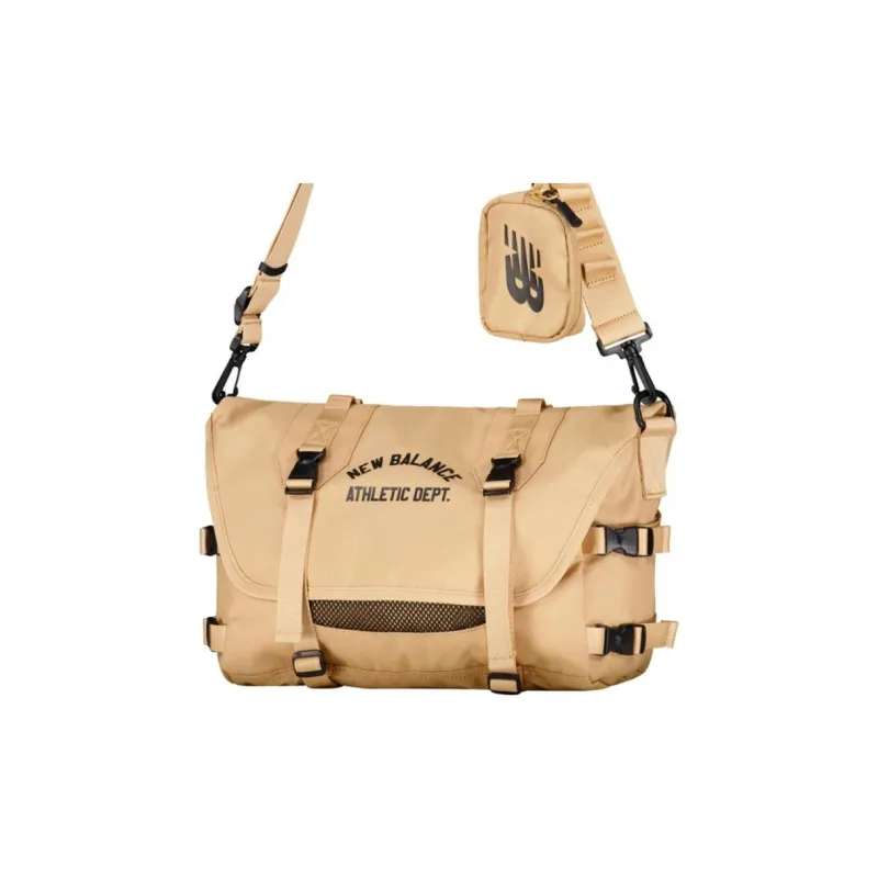 New Balance Fabric Messenger Bag Shoulder Bag Crossbody Bag Regular Unisex Light Umber-2