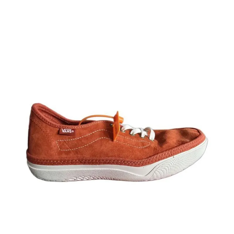 Vans Anti Slip Wear Resistant Low Top Canvas Shoes Men's Orange-1