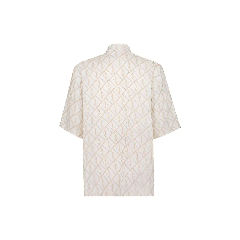 FENDI Shirts Men Beige-1