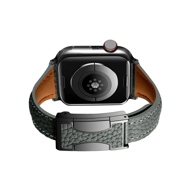 ZHENGGUANG Watch Band Apple Compatibility Genuine Leather Material-4