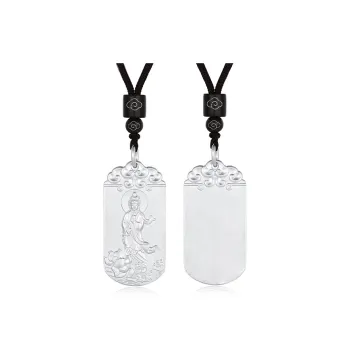 YASHENGZHUBAO 999 Fine Silver Sterling Silver Necklaces Unisex
