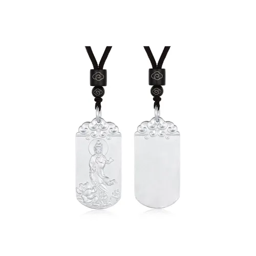 YASHENGZHUBAO 999 Fine Silver Sterling Silver Necklaces Unisex