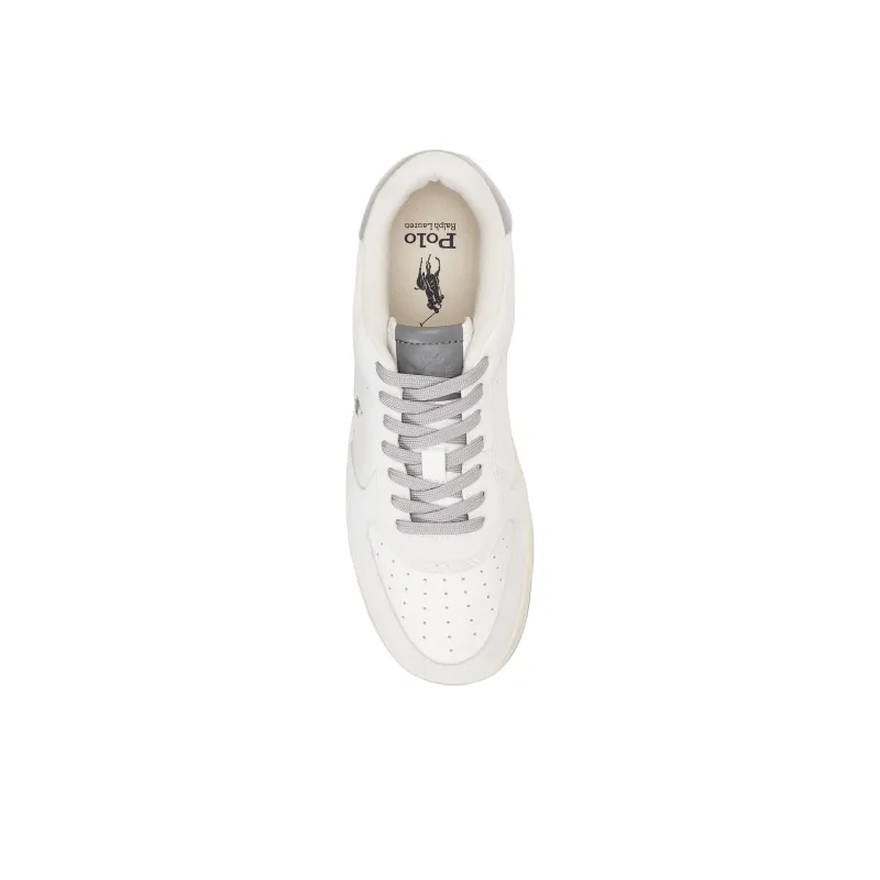 Polo Ralph Lauren Court Low Top Skateboard Shoes Men's Gray-3