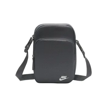 Nike Nylon Shoulder Bag, Crossbody Bag Unisex Smoke Gray & Summit White