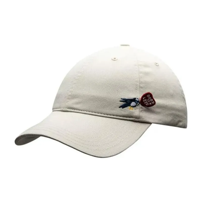 Anta Cotton Fabric Baseball Caps Unisex Navy Red/Eyebrow Brown/Sandstone Gray/Milkshake Pink/Basic Black-2