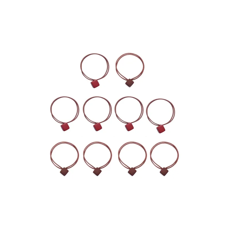 ROYALSASA Rubber Band, Acrylic Accessories Hair Tie Women's-0