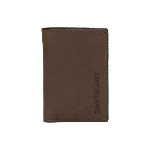 CALVIN YM0YM00313 Leather Wallet Small Size Men's Brown