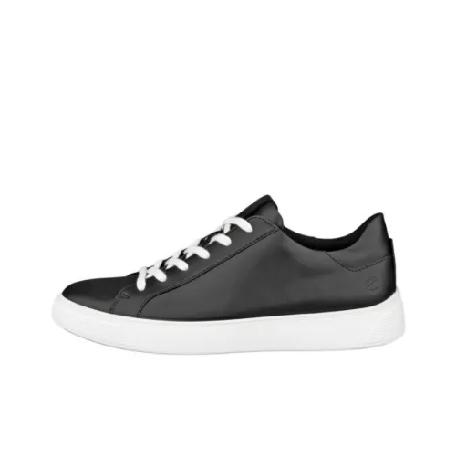 Ecco Street Tray Low Top Skateboard Shoes Men's Black
