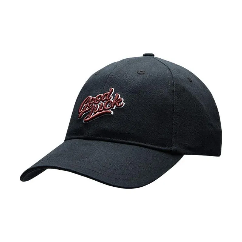 Anta Cotton Fabric Baseball Caps Unisex Navy Red/Eyebrow Brown/Sandstone Gray/Milkshake Pink/Basic Black-4