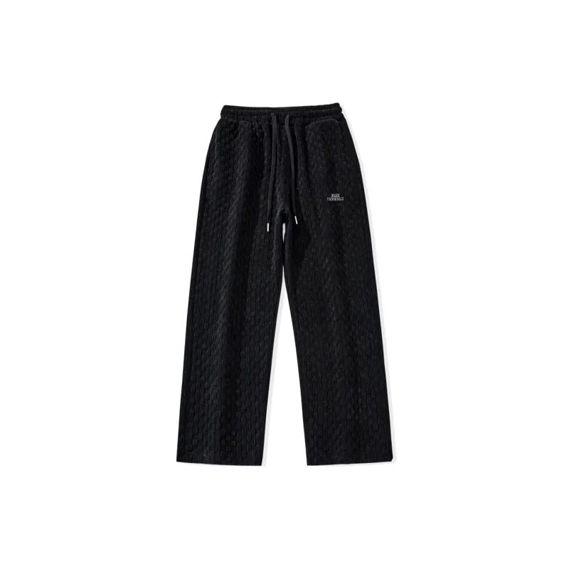 FAIRWHALE Casual Pants Unisex Khaki-8