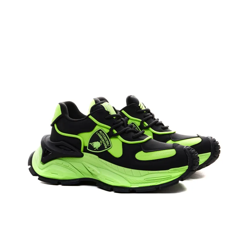 Automobili Lamborghini SVJ Cushioning, Slip Resistant, And Abrasion Resistant Low Top Chunky Sneakers Unisex-6