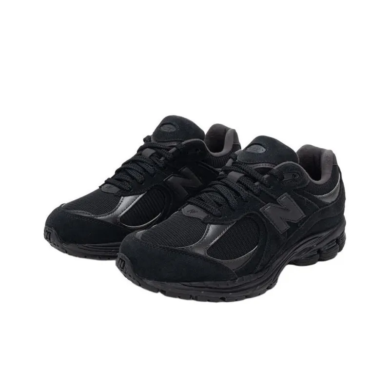 New Balance 2002R Triple Black Suede-2