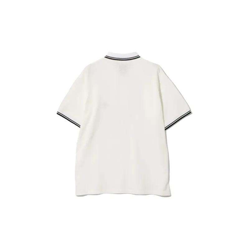 Needles FW24 Polo Shirt Unisex White-1