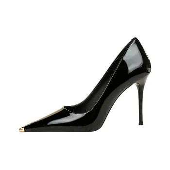 QITUMAUL Slim Heel High Heels 9.5CM Women's