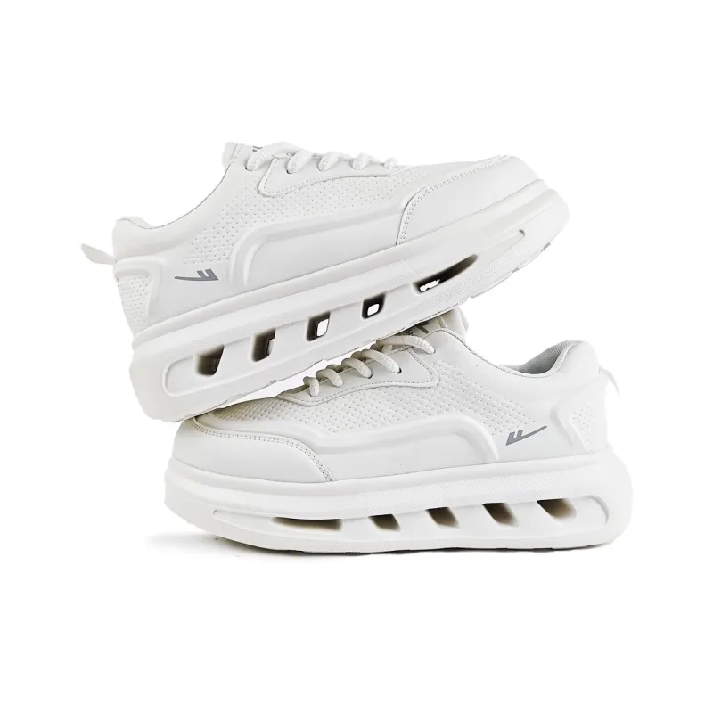 Warrior Box For White Sneakers Casual Shoes Cushioned Slip-Resistant Abrasion-Resistant Low-Top Casual Shoes Men's Ecru-3
