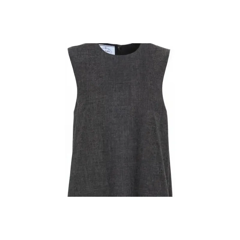 PRADA Crewneck Sleeveless Dress-1