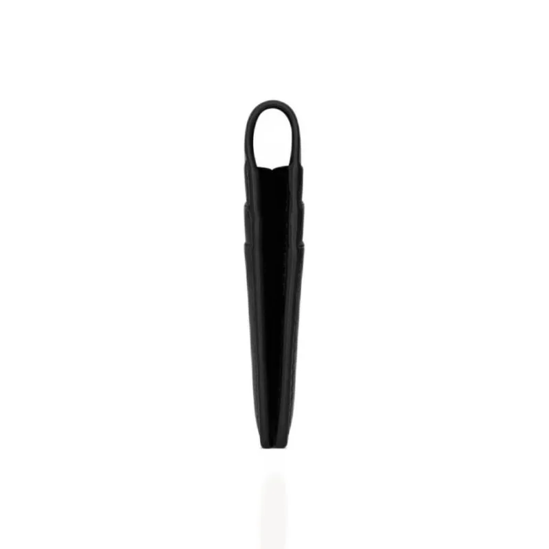 SAINT LAURENT PARIS Calfskin Card Holder Unisex Black-2
