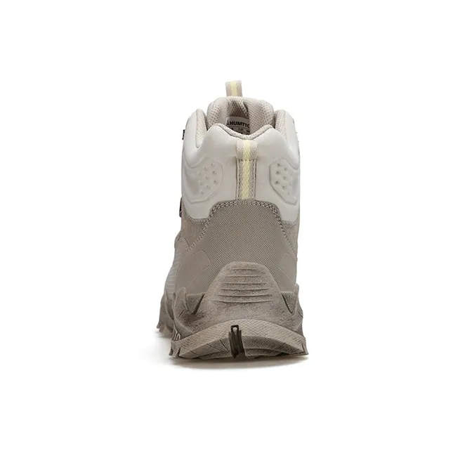 HUMTTO Abrasion Resistant Coverage Rebound High Top Hiking Shoes Women's Wind Sand Yellow-3