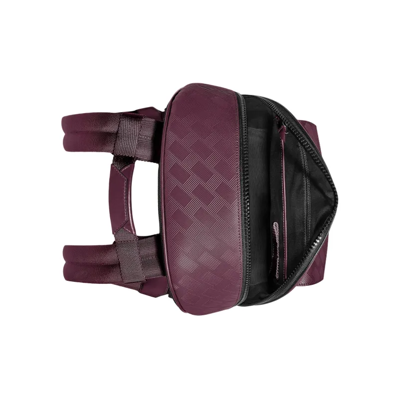 MONTBLANC Calfskin Backpack Men's Red-3