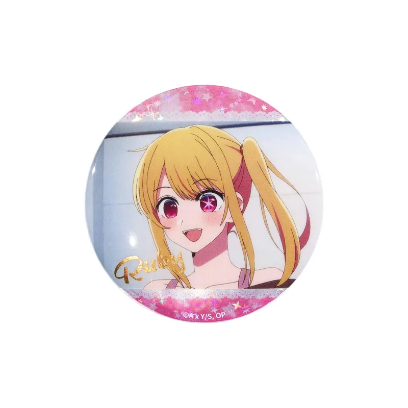 BOOM COMIC Oshi No Ko Double Flash Badge Love Akuya Ruby Badges-2