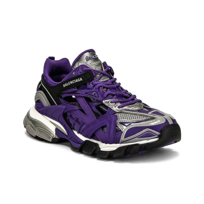 Balenciaga Track 2.0 Low Top Casual Shoes Women's Purple-2